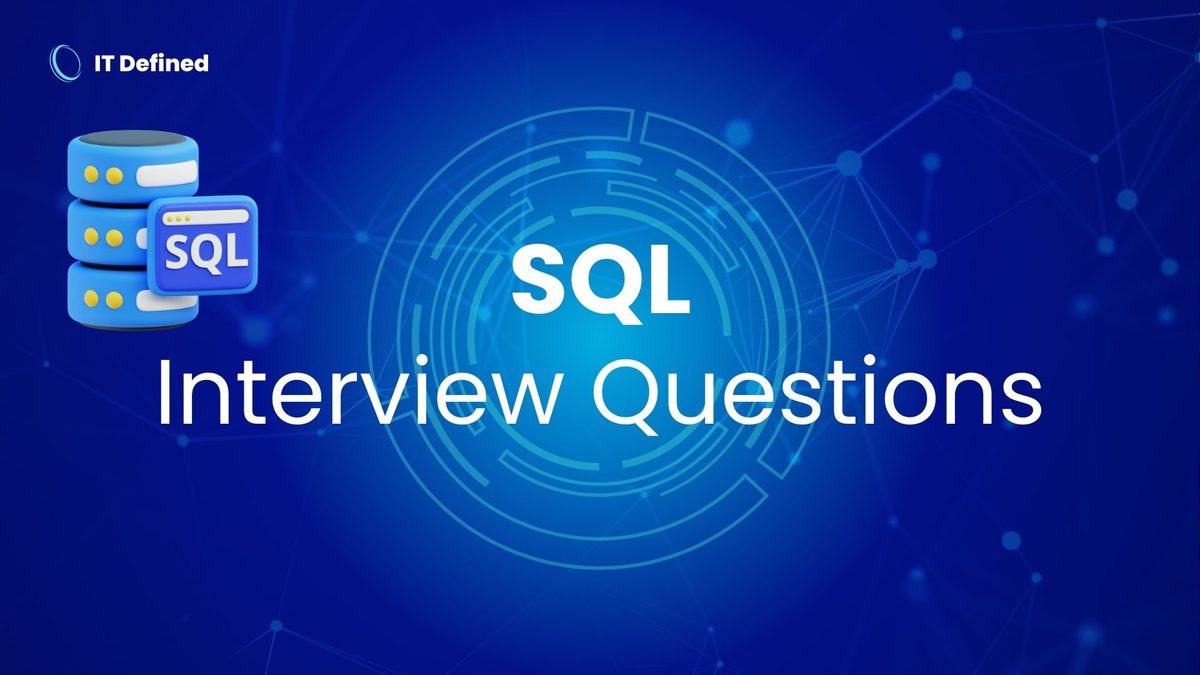 SQL interview questions with answers 